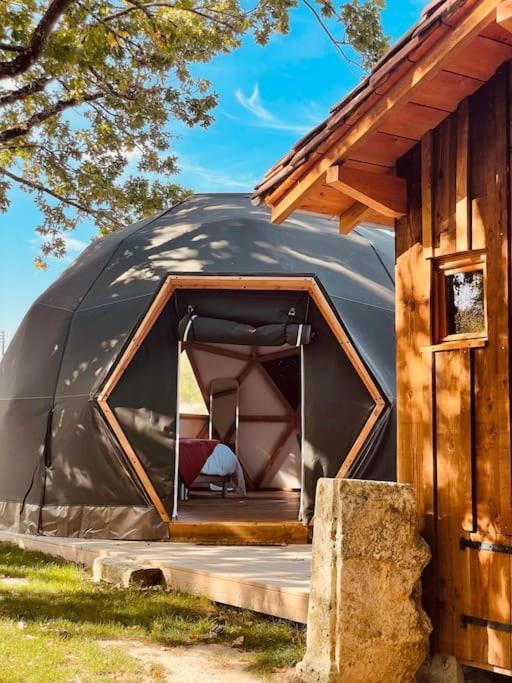 Dome Insolite Cedre Jacuzzi Et Petits Dejeuners Inclus Lagraulet-du-Gers Bagian luar foto