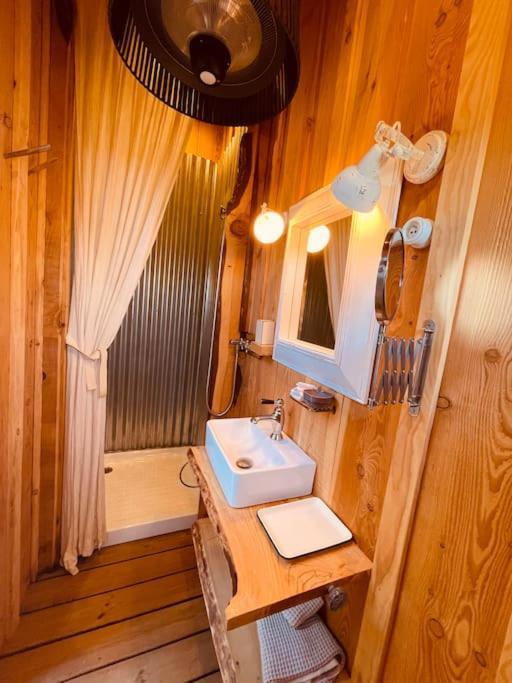 Dome Insolite Cedre Jacuzzi Et Petits Dejeuners Inclus Lagraulet-du-Gers Bagian luar foto